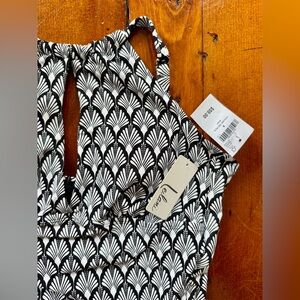 New! Never worn! Black and White Patterned One-piece Swimwear by Leilani
